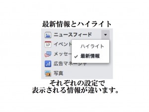 フェイスブックの最新情報とハイライト